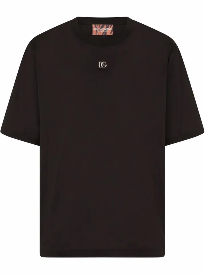 animal-print T-shirt