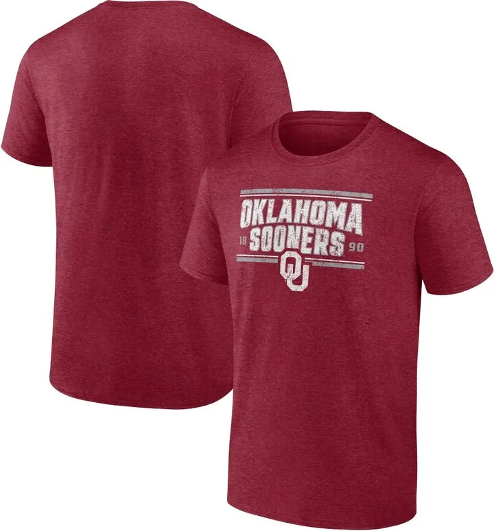 NCAA Oklahoma Sooners Men's Bi-Blend Short Sleeve T-Shirt - L