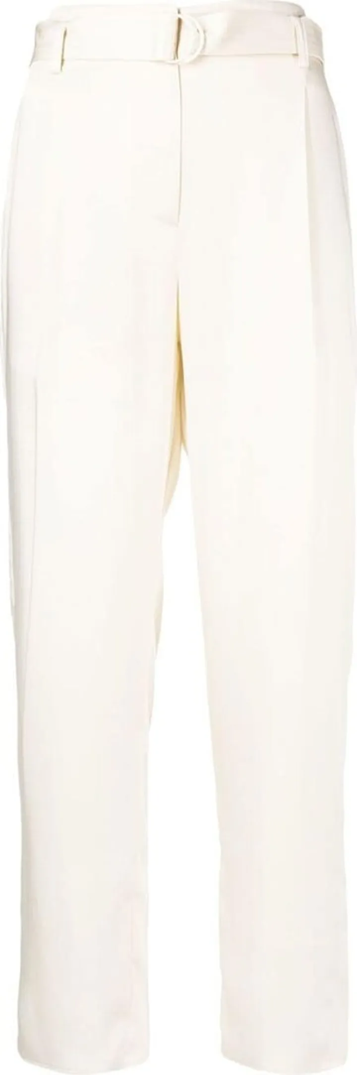 Belted Cropped Trousers