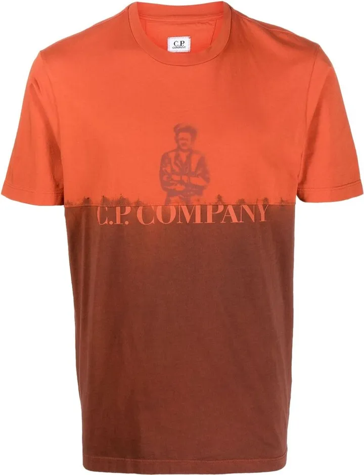C.P. COMPANY- Printed Cotton T-shirt