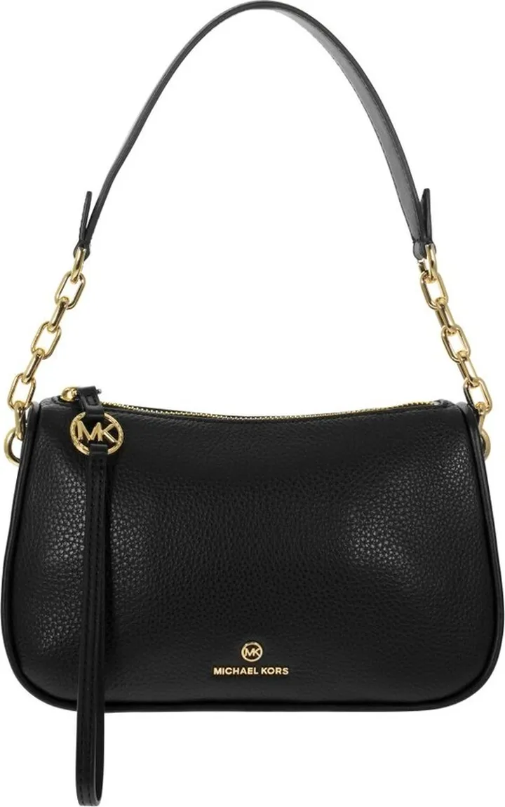 Michael Michael Kors Logo Plaque Zip-Up Shoulder Bag