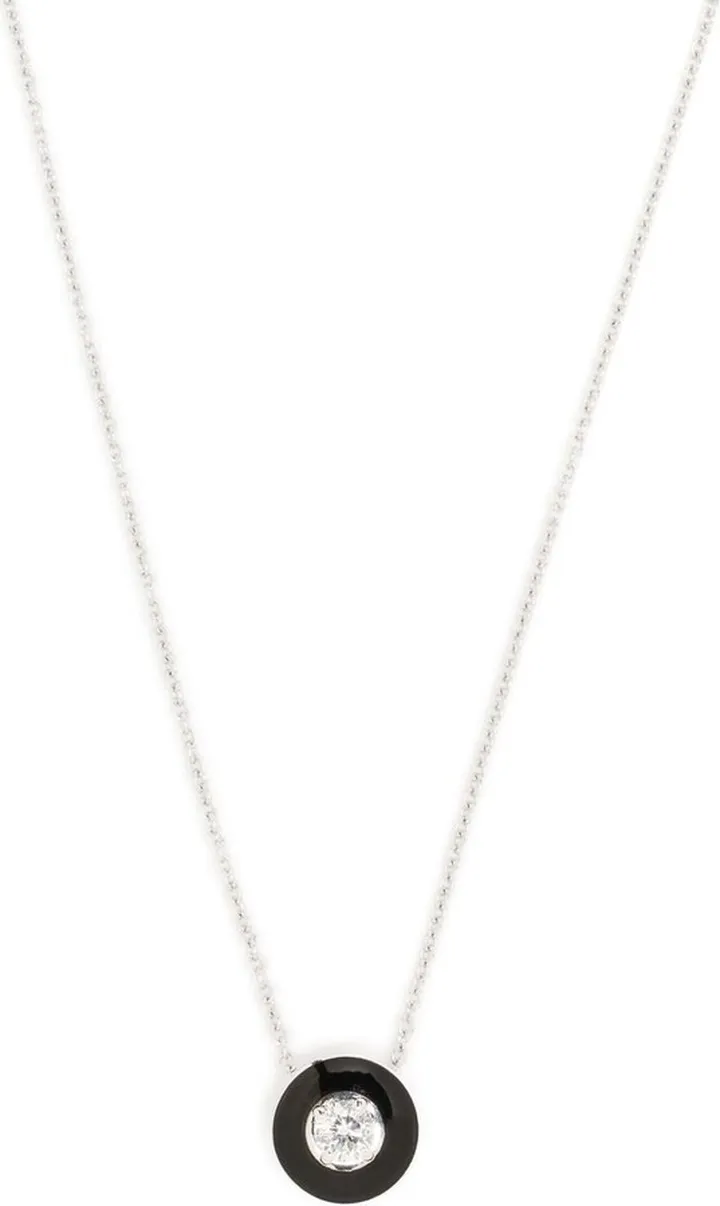 18kt white gold Mina diamond necklace