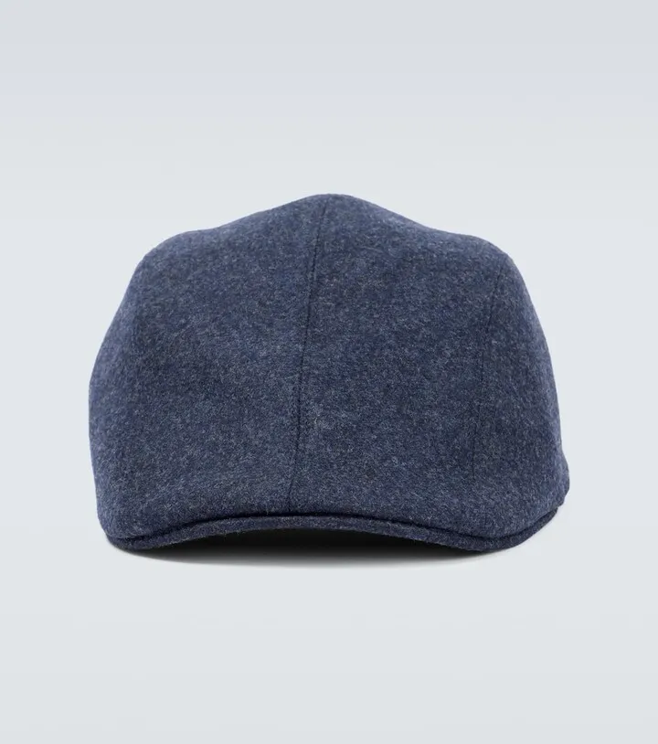 Wool flannel gatsby hat