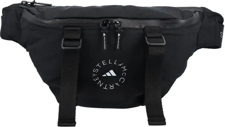 Logo Printed Zipped Belt Bag