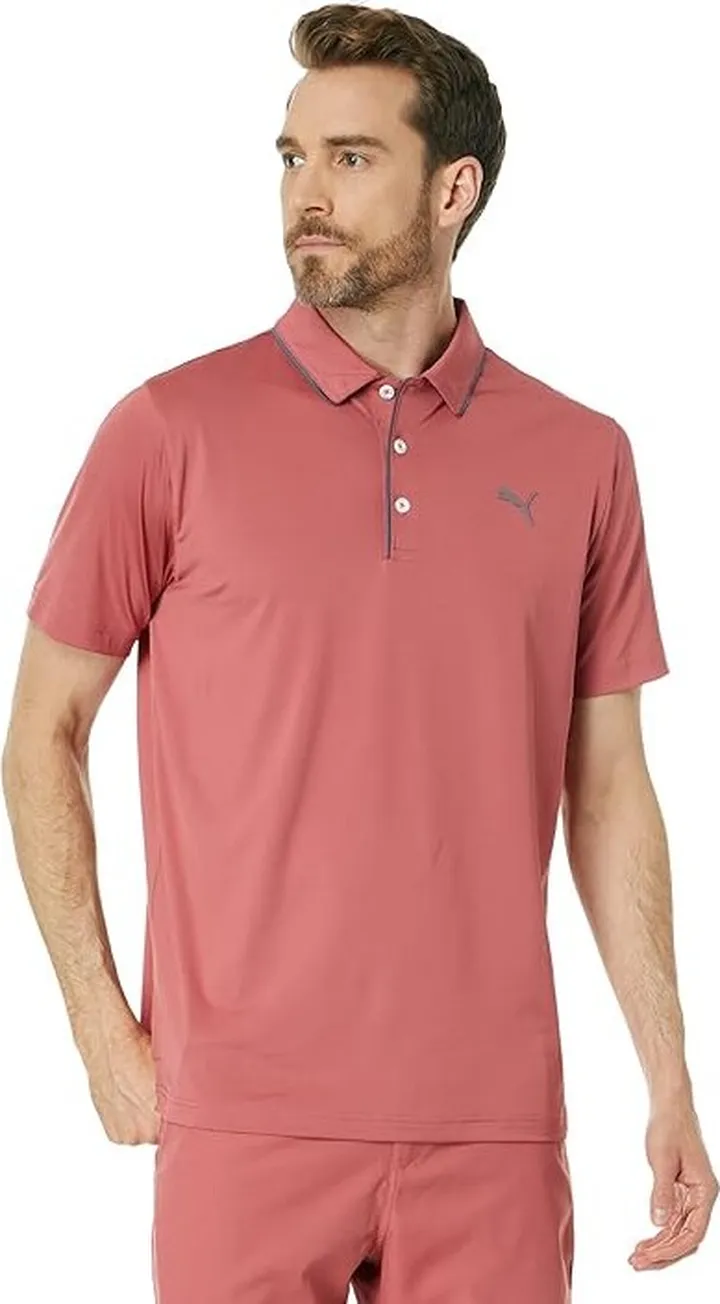 PUMA Golf MATTR Bridges Polo (Heartfelt) Men's Clothing