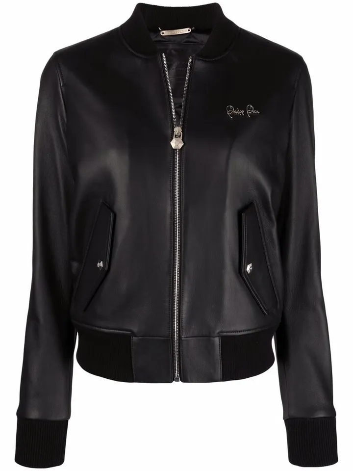 Leather Bomber Jacket