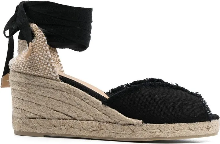 70mm Brianda ankle-tie fastening espadrilles