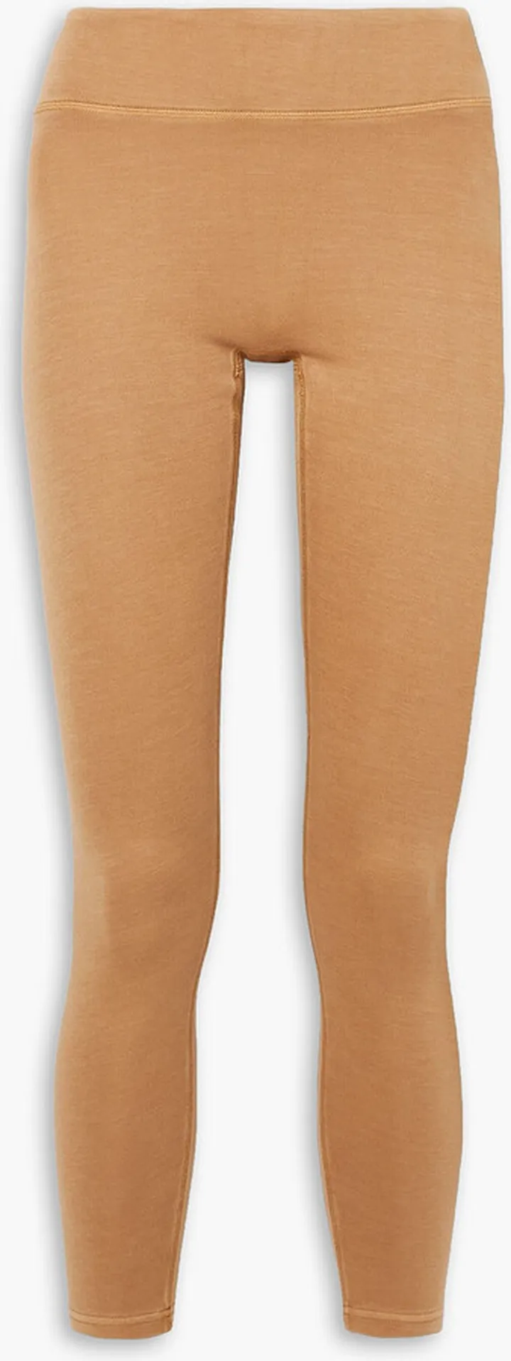 Travel cropped jersey leggings
