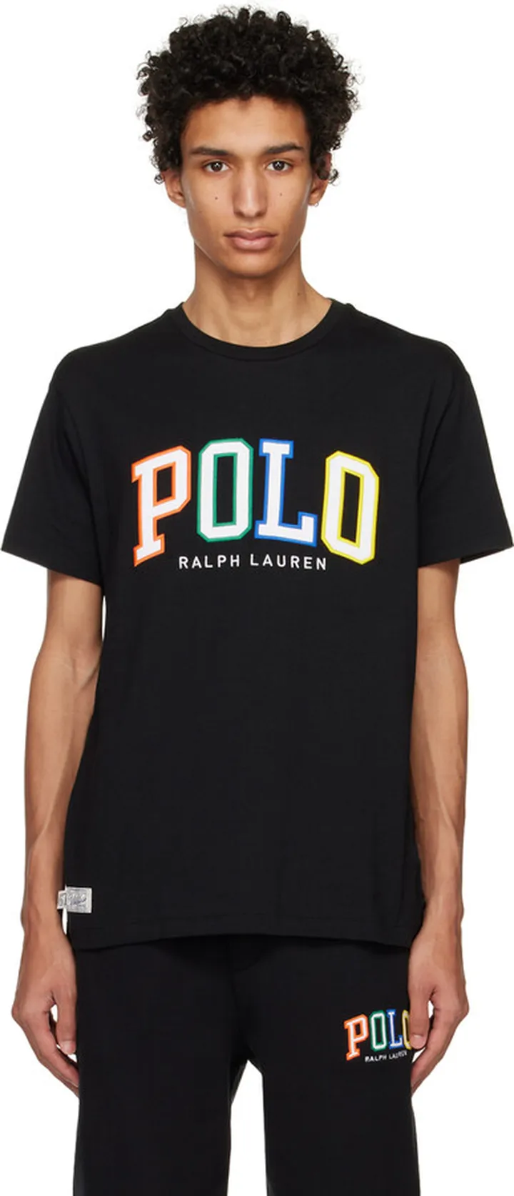 Polo Ralph Lauren Black Embroidered T-Shirt