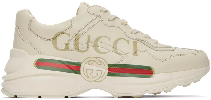 Gucci Off-White Rhyton Sneakers
