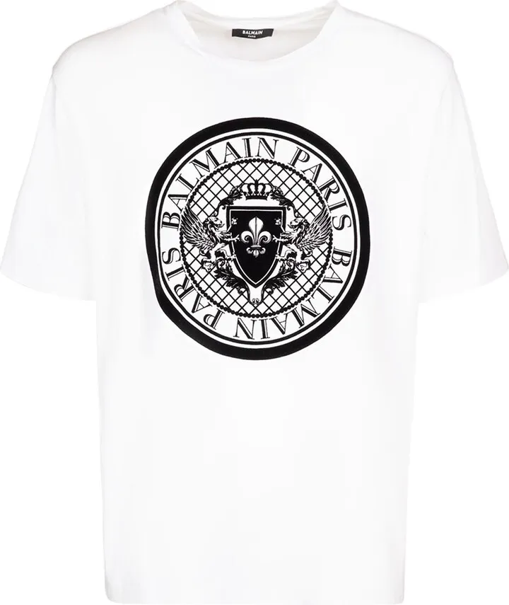 Coin flocked t-shirt