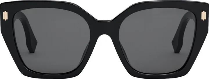 Bold 54mm Geometric Sunglasses