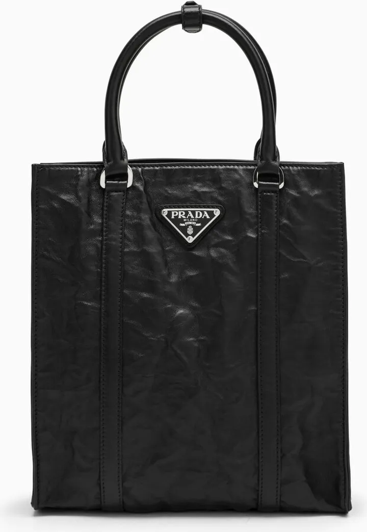 Black Bag In Antique Nappa Leather