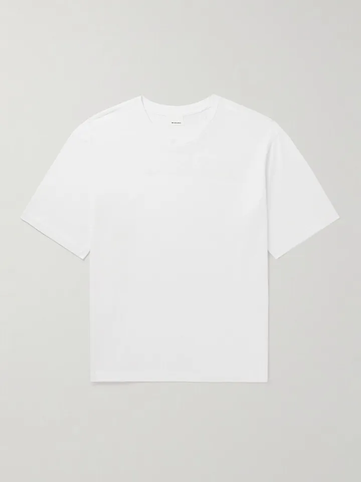 Guizy Logo-Print Cotton-Jersey T-Shirt