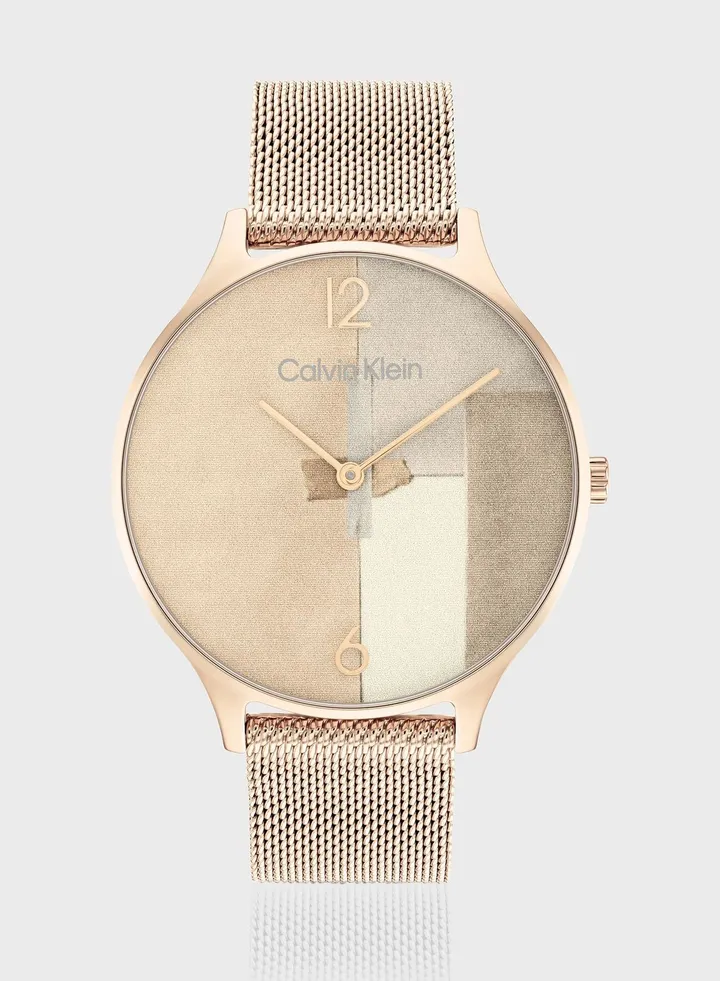 Timeless Mesh Analog Watch