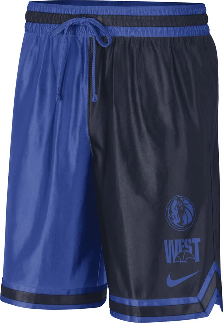 Dallas Mavericks Courtside Nike Men's Dri-FIT NBA Graphic Shorts in Blue