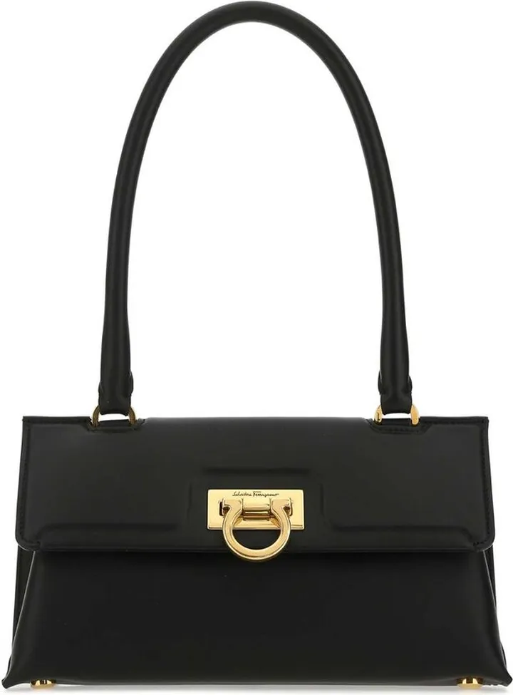 Salvatore Ferragamo Trifolio Long-Handle Shoulder Bag