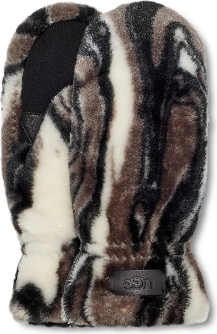 All Over Faux Fur Mitten