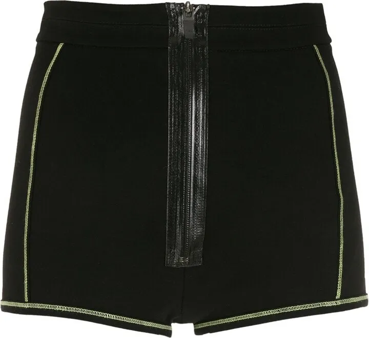 Nara contrasting mini shorts