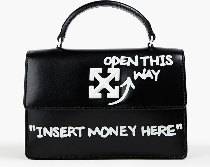 Jitney 1.4 printed leather tote
