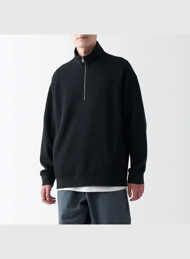 Double Knits Half Zip Sweatshirt