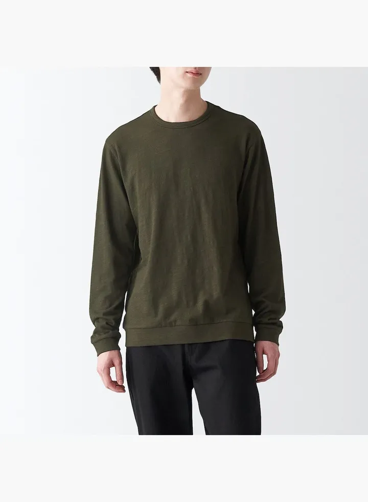 Slub Jersey Long Sleeve T-Shirt