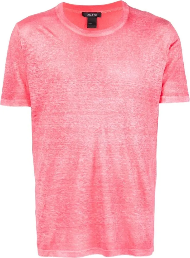 crew neck linen T-shirt