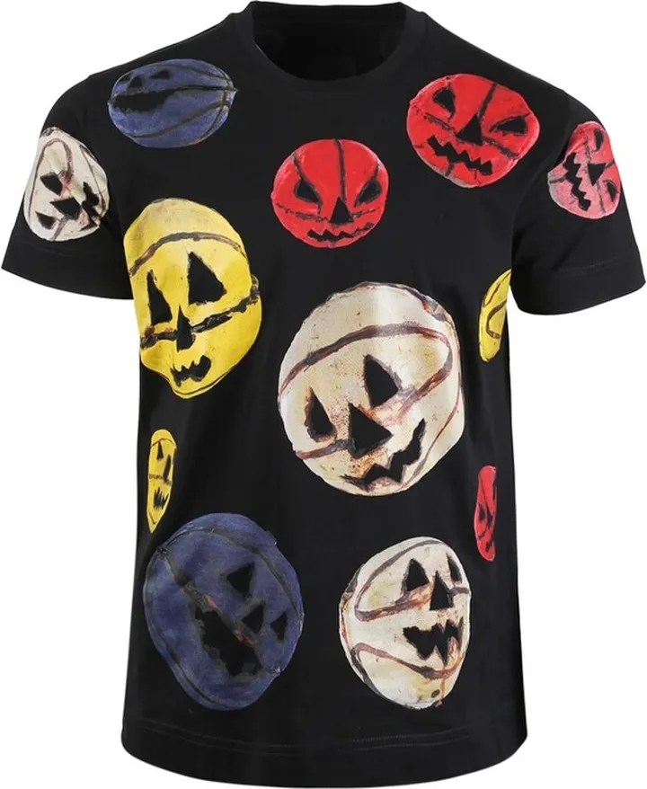 Classic Fit Print Tee Black
