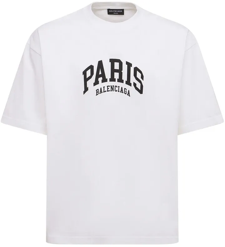 Printed cotton t-shirt