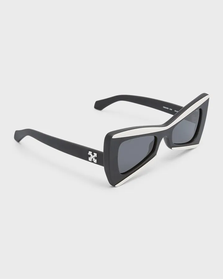 Nashville Two-Tone Acetate Butterfly Sunglasses