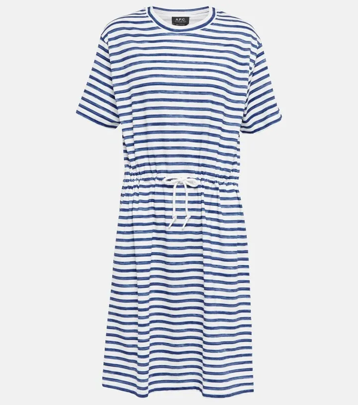 Rio striped cotton minidress