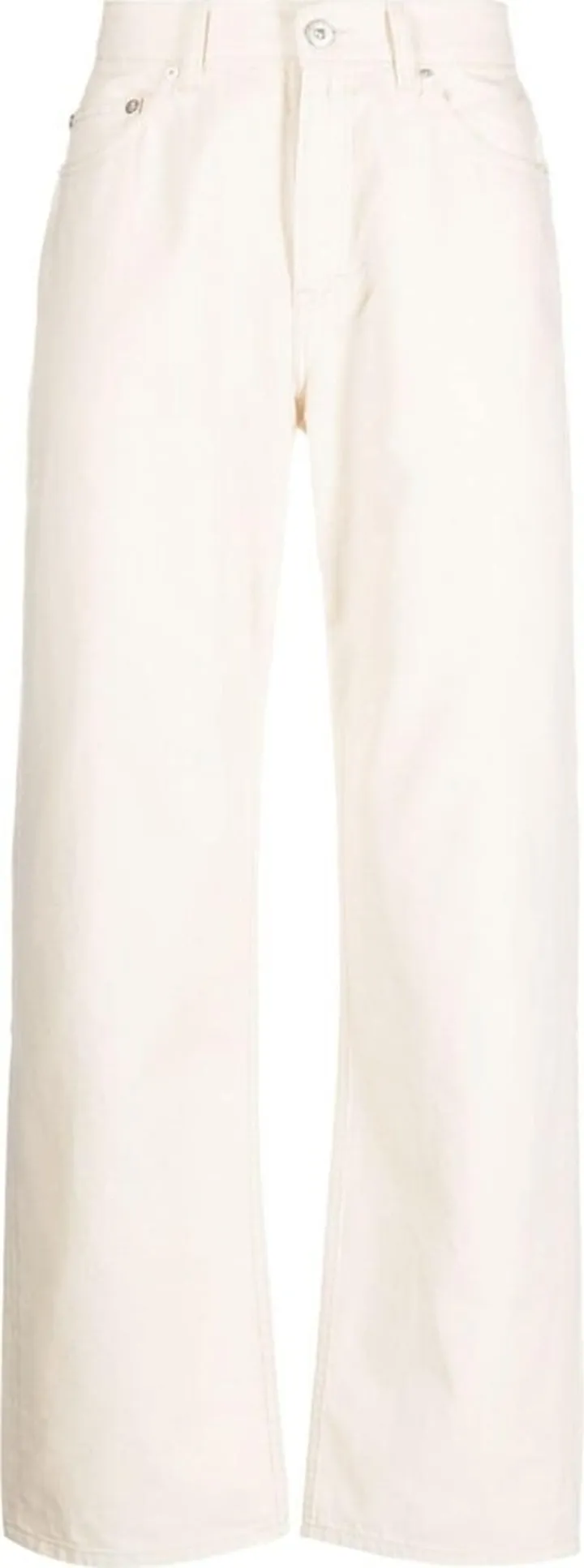 Straight-Leg Cotton Trousers