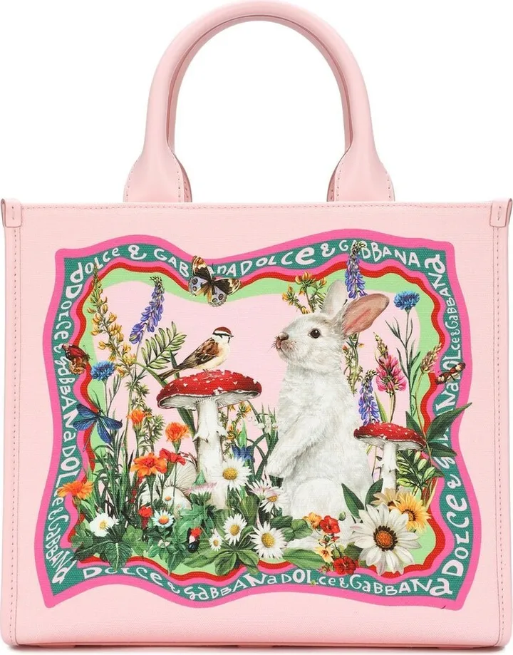 Nature-Print Shopper Bag