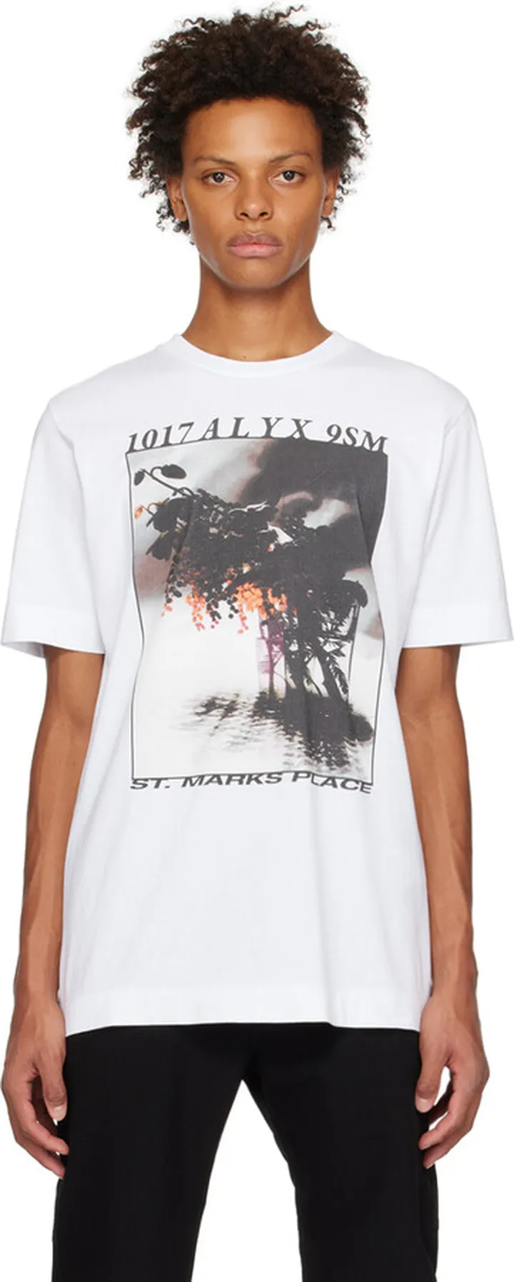 1017 ALYX 9SM White Icon Flower T-Shirt