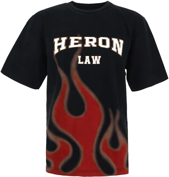 Heron Law Flames Ss Tee