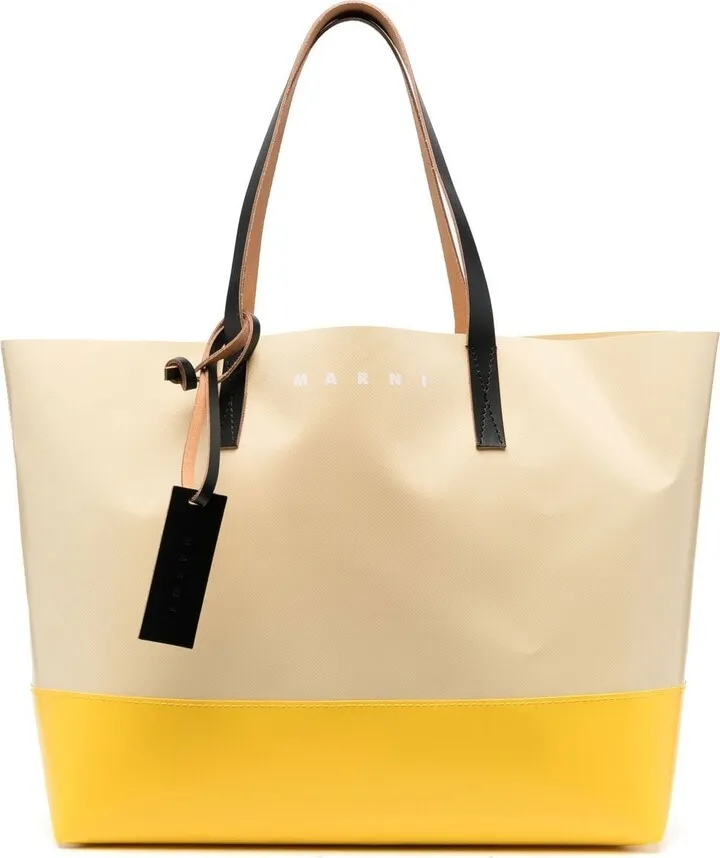 Tribeca two-tone tote bag