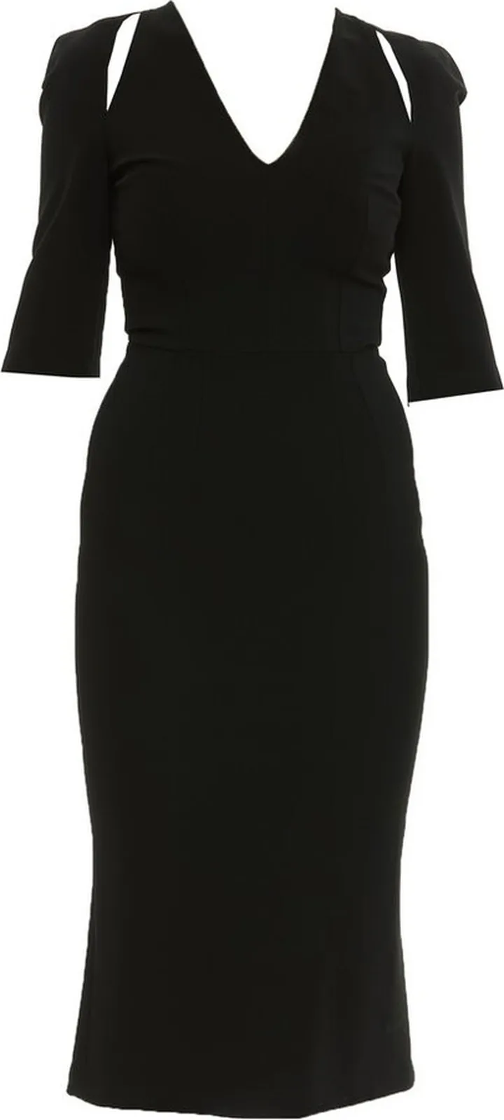 Dolce & Gabbana Cut-Out Jersey Midi Dress