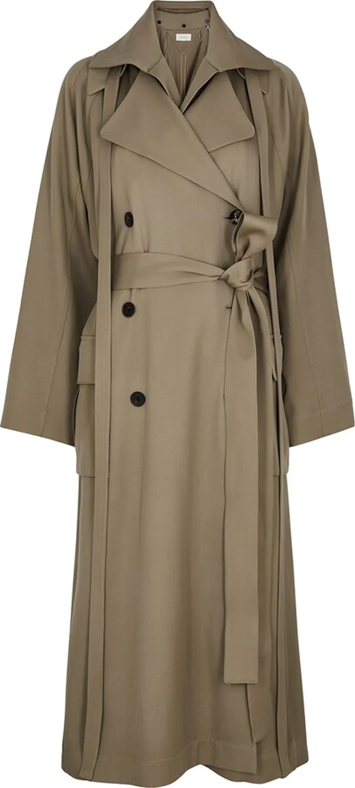 The Row Adva Wool-twill Trench Coat