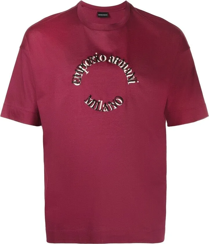 embroidered-logo cotton T-shirt