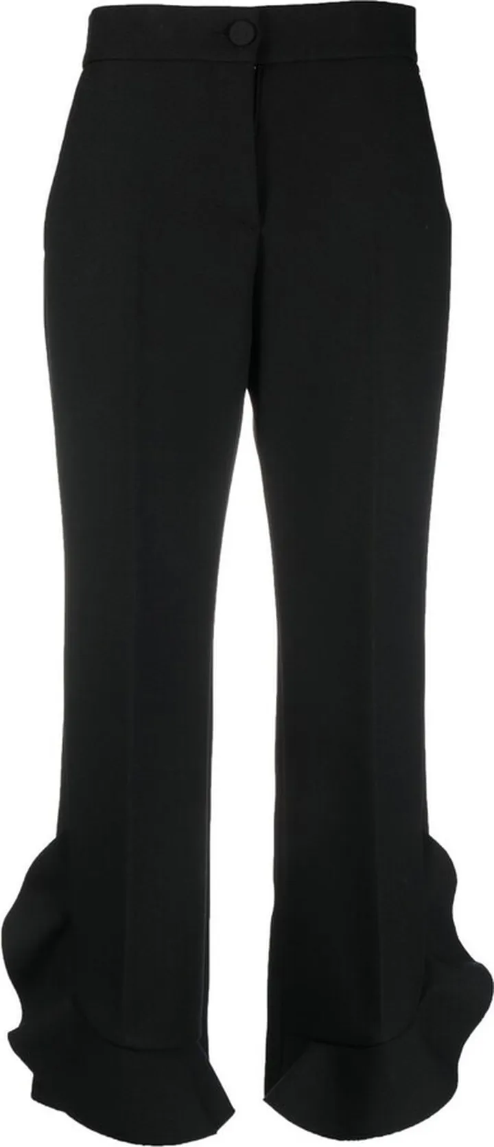 Ruffled Cropped Trousers