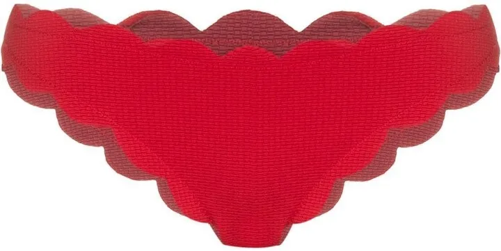 Scallop-Edge Bikini Bottoms
