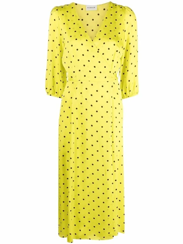 Polka Dot Wrap Dress