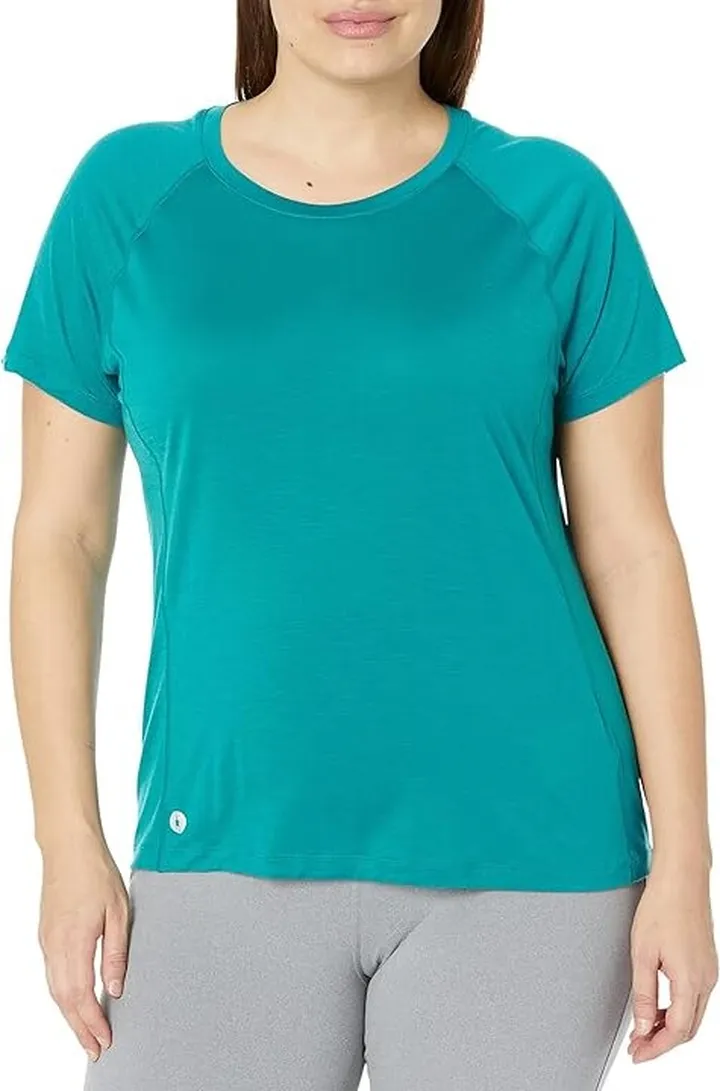 Smartwool Merino Sport 120 Short Sleeve (Deep Lake) Women's Clothing