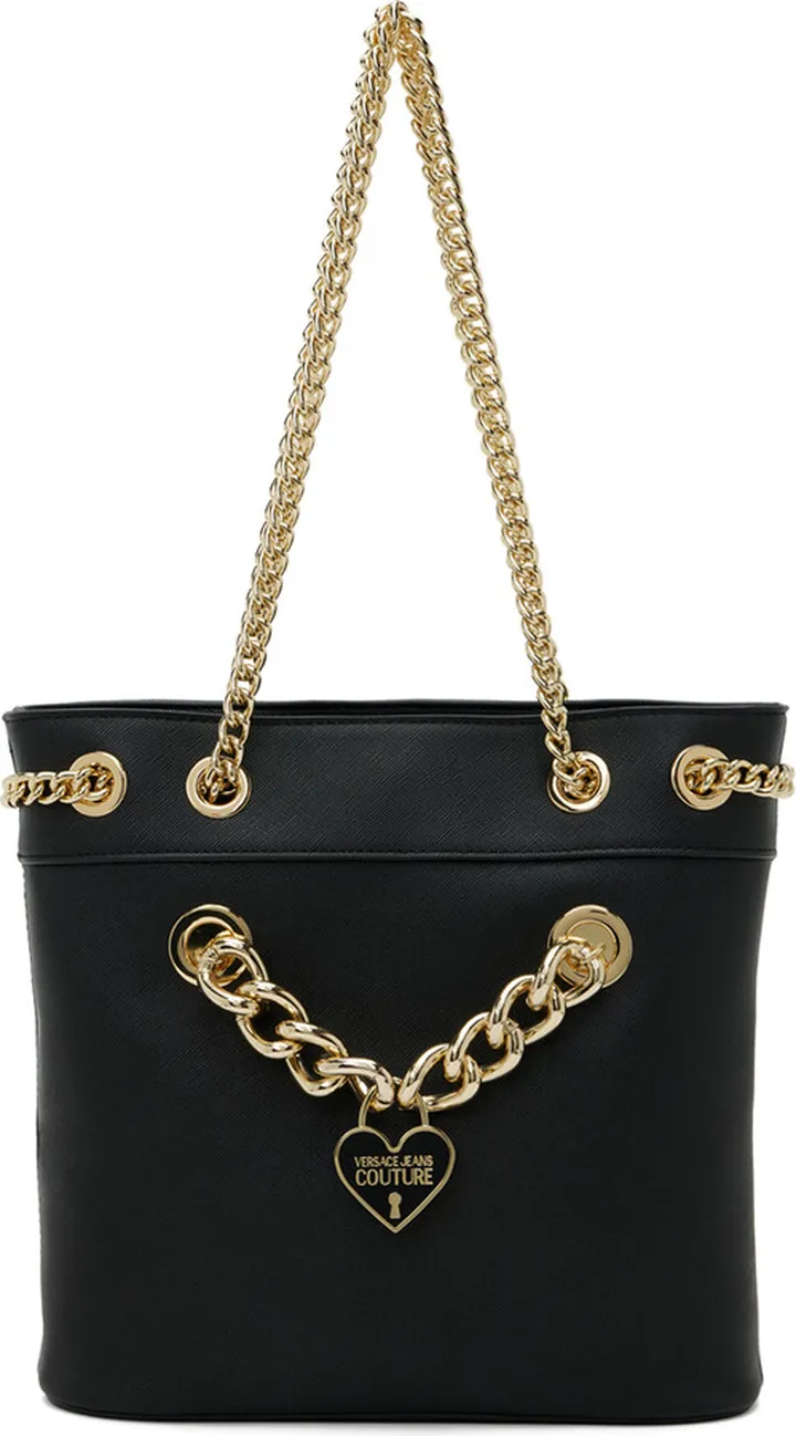Versace Jeans Couture Black Faux-Leather Bag