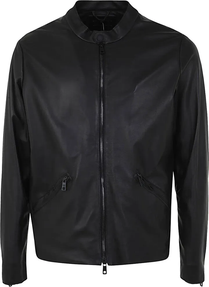 Plain Leather Biker