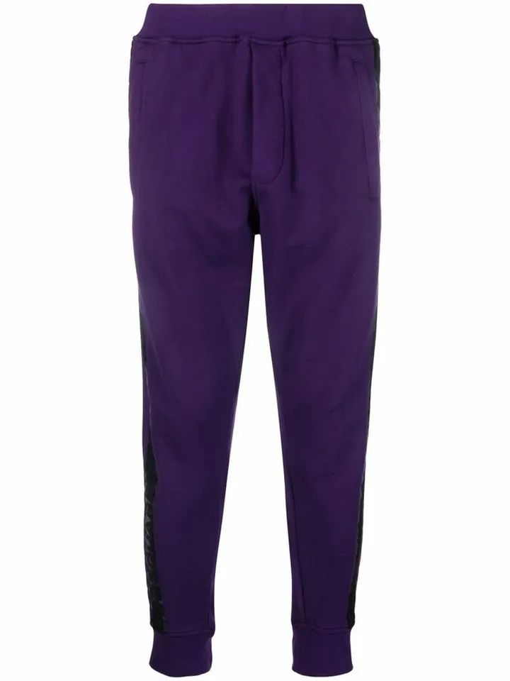 Logo-Tape Tapered Track Pants