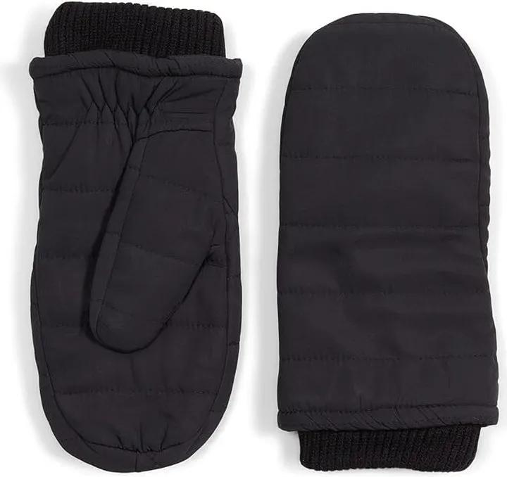 Vera Bradley Quilted Mitten Gloves (Black) Extreme Cold Weather Gloves