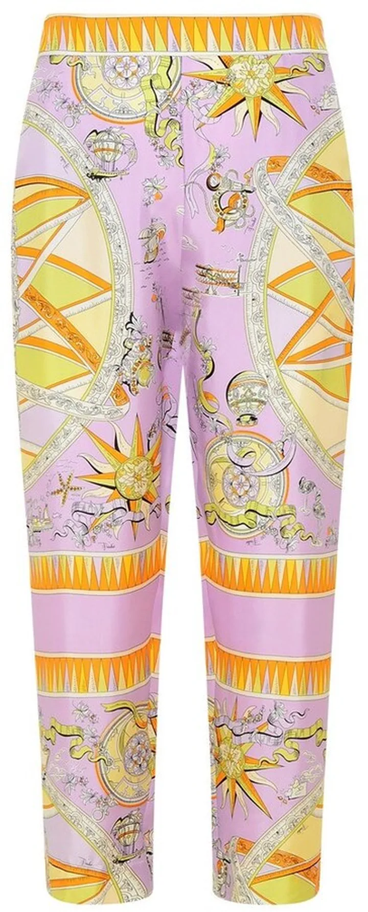 Emilio Pucci High Waisted Cropped Trousers