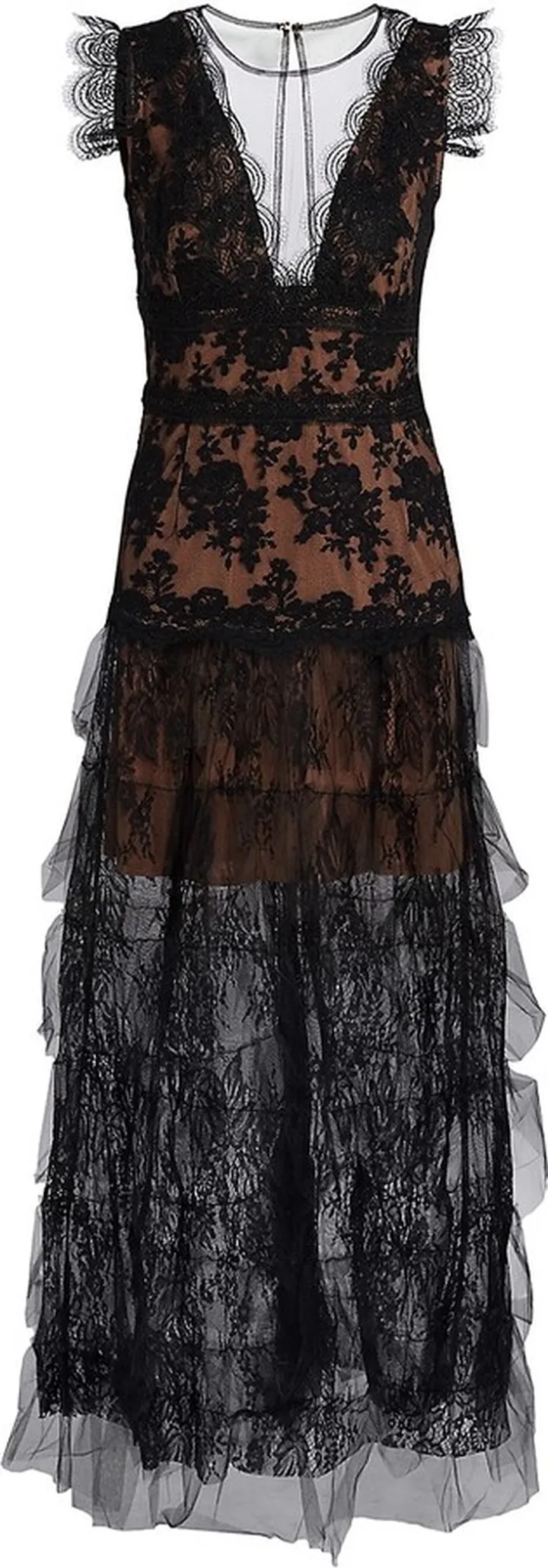 Nina Lace Tiered Gown