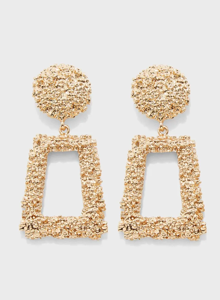 Rectangle Drop Earrings